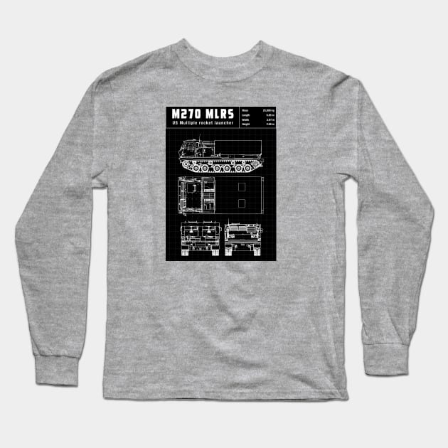 M270 MLRS Long Sleeve T-Shirt by theanomalius_merch